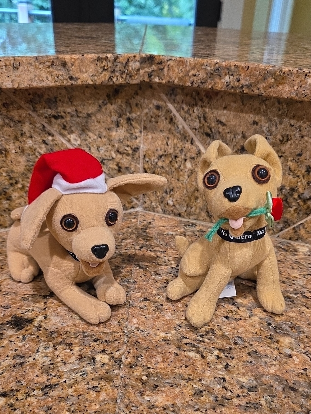 2 Vintage Applause Taco Bell Dog Plush